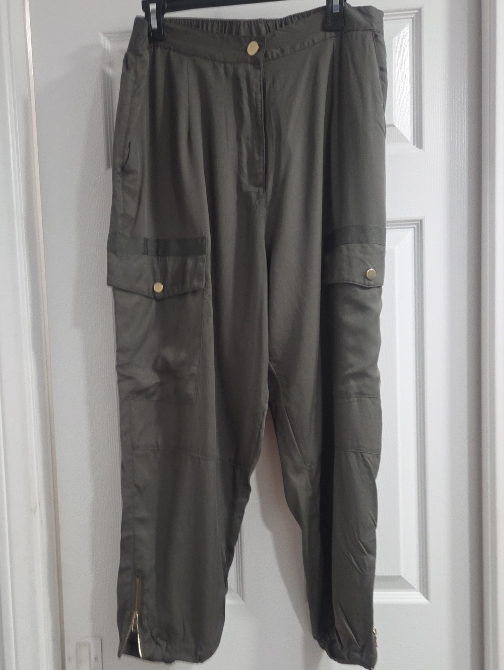 City Chic Olive Utility Cargo